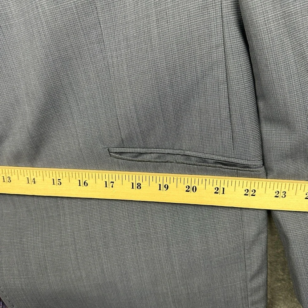 Ted Baker Endurance Sport Coat Men's 44R Gray Blue Blazer Jacket 100% Wool Lined